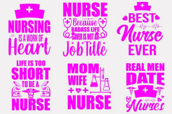 Best Nurse T-Shirt Design for Embroidery