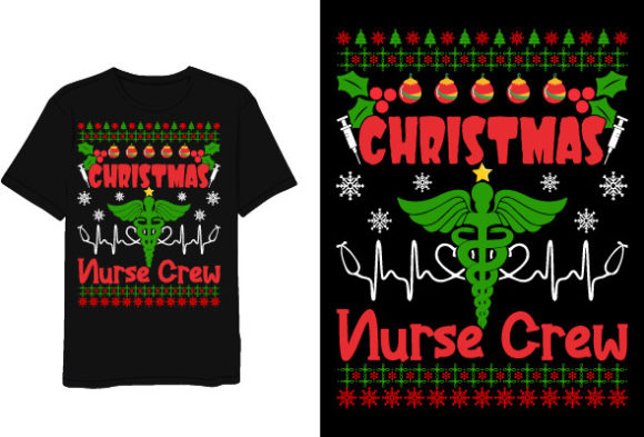 Christmas Nurse T-Shirt Design: A Festive Embroidery Review