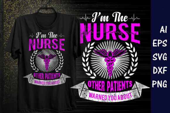 Humorous Nurse T-Shirt Design: A Closer Look