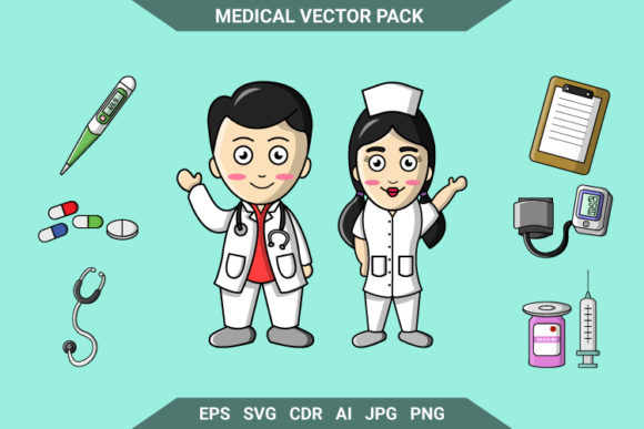 Medical Vector Pack: A Versatile Design for Embroidery