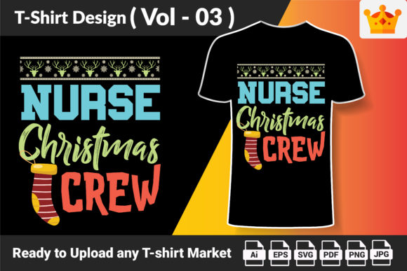 Nurse, Christmas T-Shirt Design 03 Review
