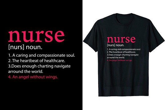 Nurse Dictionary T-shirt: A Design for the Heartfelt