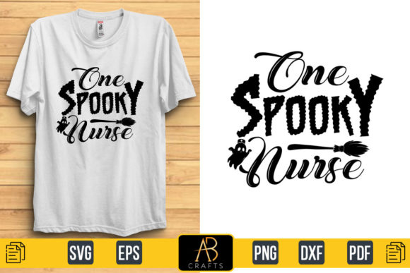 One Spooky Nurse Halloween Quote T-Shirt