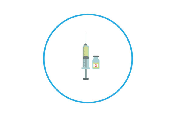 Review: Medical Icon Vaccine Syringe Design Art