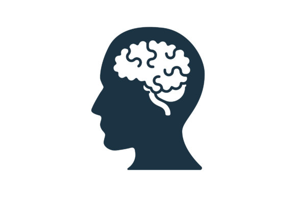 Reviewing Neurology, Medical Icon for Embroidery