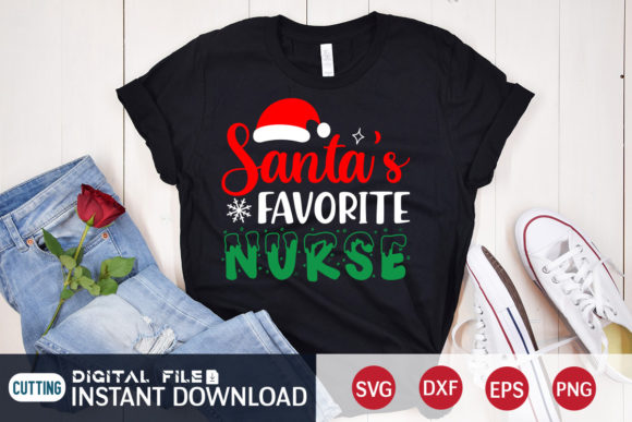 Santa's Favorite Nurse: A Charming Christmas Design
